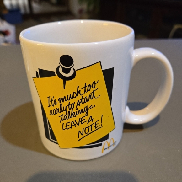 Vintage McDonald's Coffee Mug - Picture 1 of 4